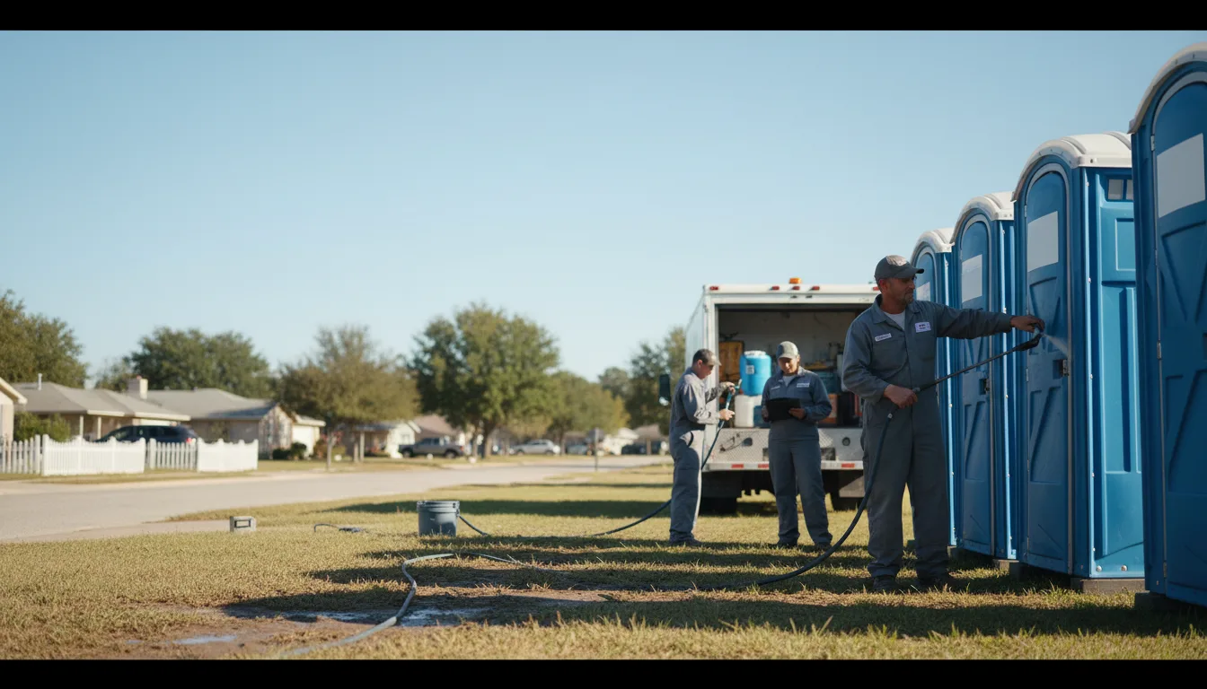 Long-Term Portable Toilet Rental in Leonville, LA near me